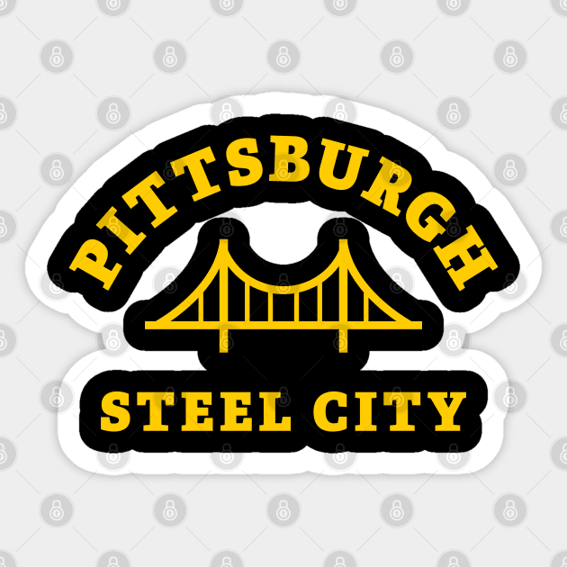 Pittsburgh Steel City Sticker by ObiPatricKenobi